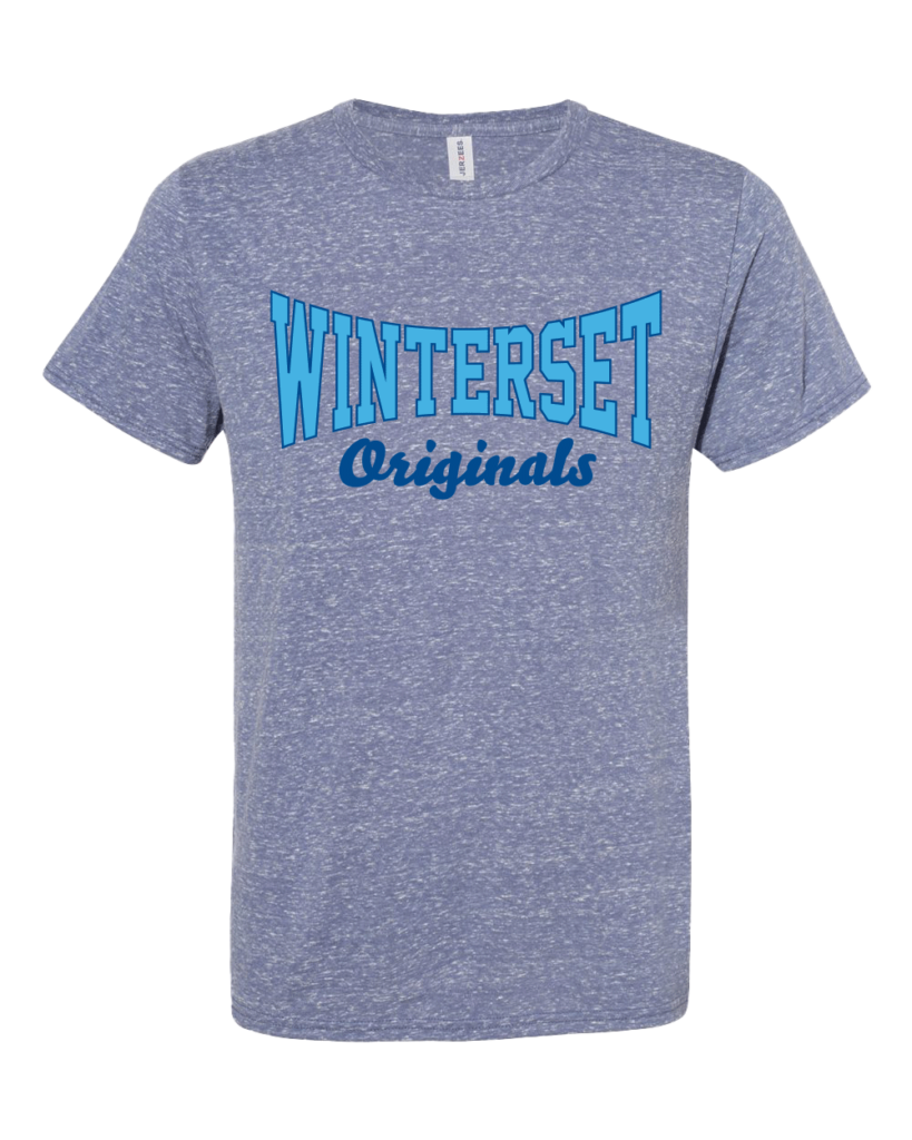 Jerzees Unisex Tee Heather Blue Winterset Originals