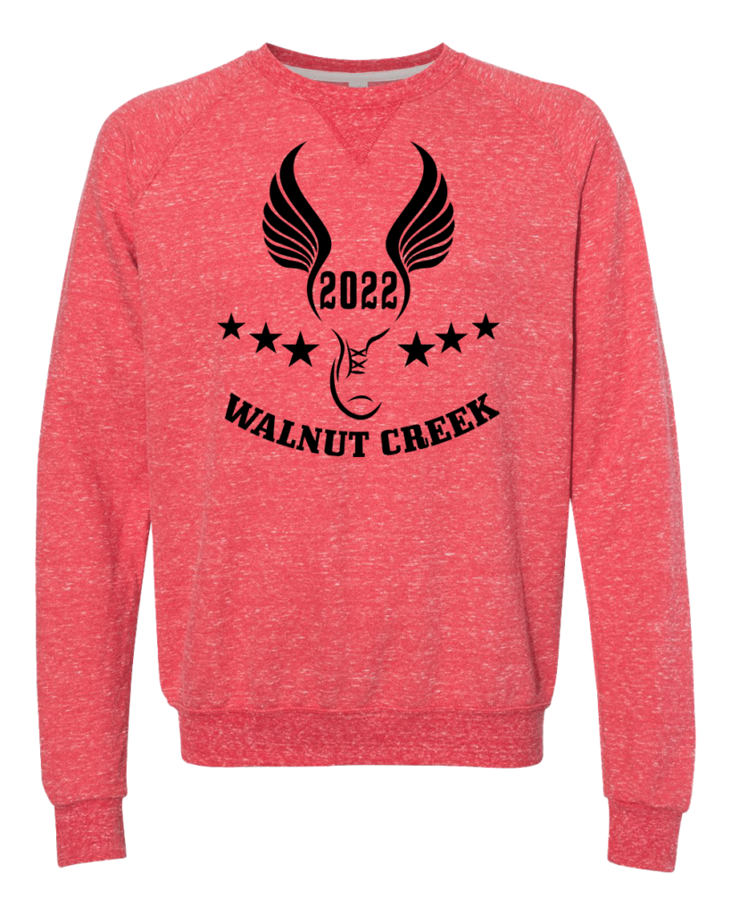 Crewneck Walnut Creek Red Heather Jerzee Hoodie