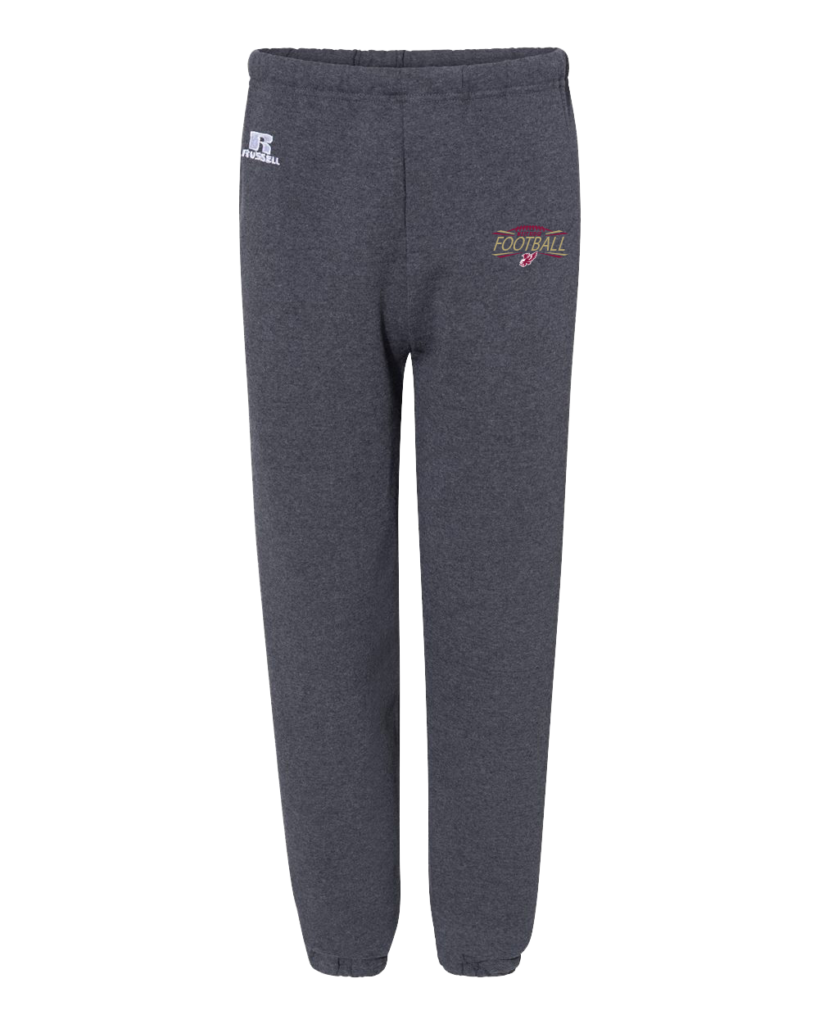 CUSTOM JERZEES football SWEATPANTS AND JOGGERS - 974MPR black heather football