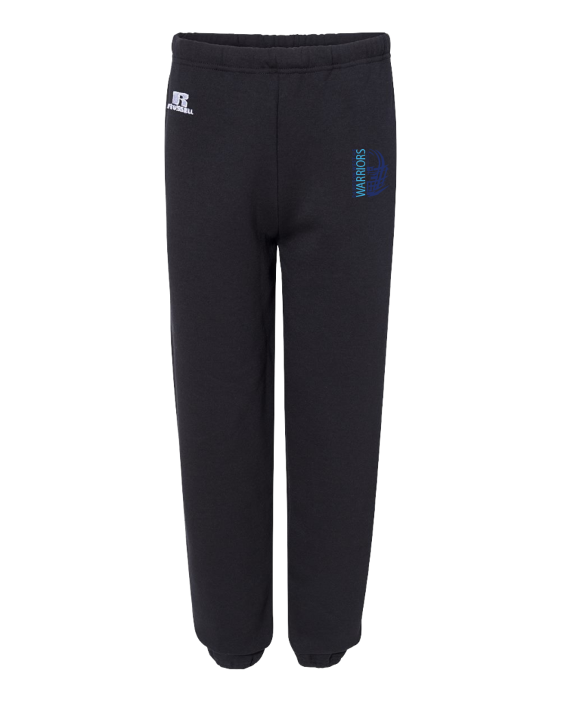 CUSTOM JERZEES football SWEATPANTS AND JOGGERS - 974MPR black warriors football