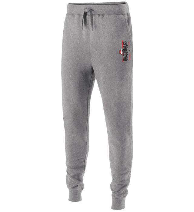 CUSTOM HOLLOWAY football SWEATPANTS AND JOGGERS - 229548 charcoal heather razorbacks football