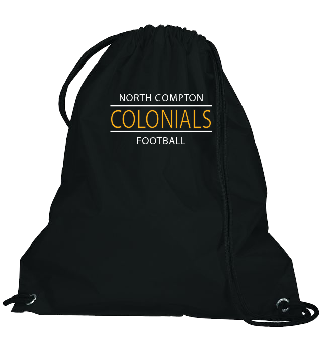 CUSTOM AUGUSTA Football BACKPACK - 1905 Black North Compton Colonials Football