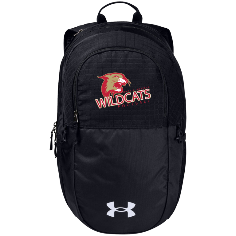 CUSTOM UNDER ARMOUR football BACKPACK - 1350097 black Wildcats