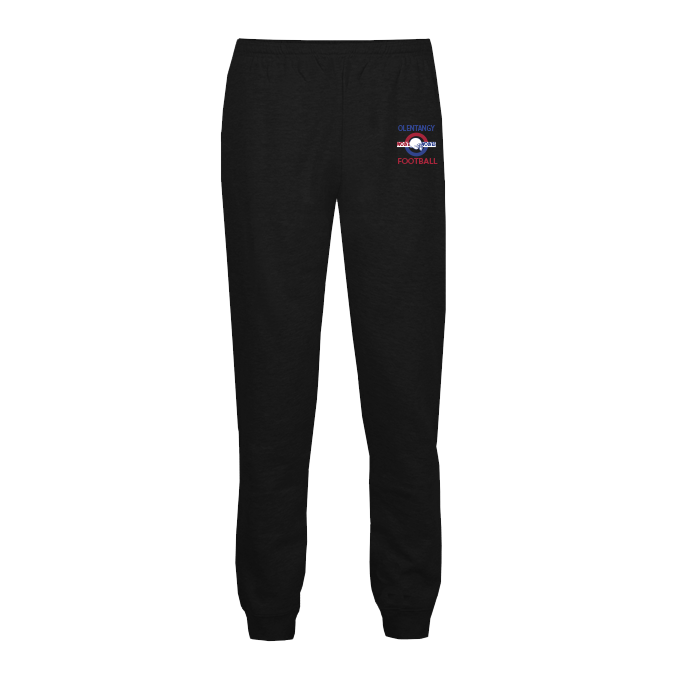 CUSTOM BADGER football SWEATPANTS AND JOGGERS- 121500 black football