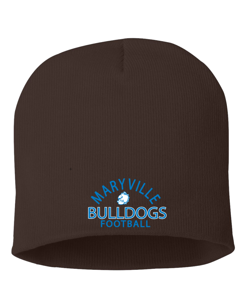 CUSTOM SPORTSMAN Football BEANIES - SP08 Black Maryville Bulldogs Football