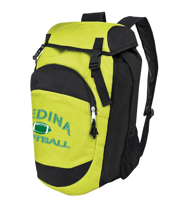 CUSTOM football HIGH FIVE BACKPACK - 327870 lime Medina Football