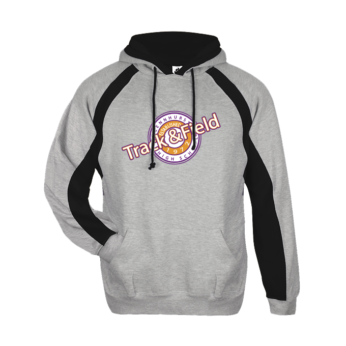 CUSTOM HOOK HOODIES - 126200 Oxford Black Glenhurst High School Track and Field