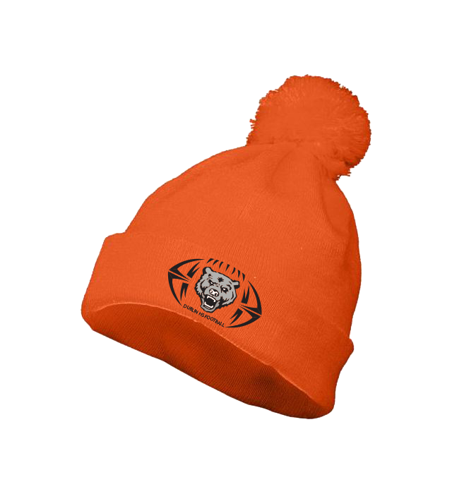 CUSTOM AUGUSTA Football BEANIES - 6816 Orange Maryville Bulldogs Football