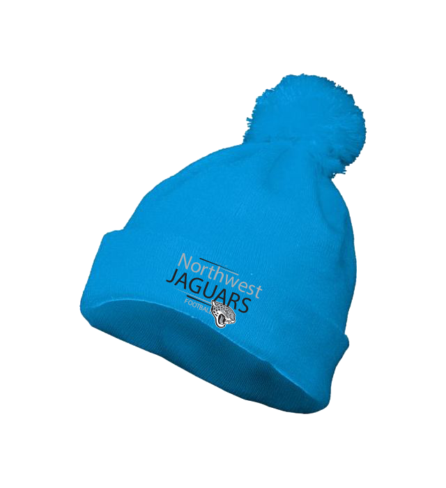 CUSTOM AUGUSTA Football BEANIES - 6816 Powder Blue Eagles Football