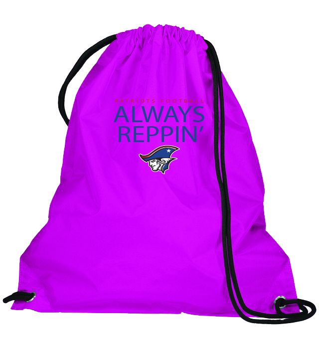 CUSTOM AUGUSTA Football BACKPACK - 1905 Power Pink Always Reppin Patriots