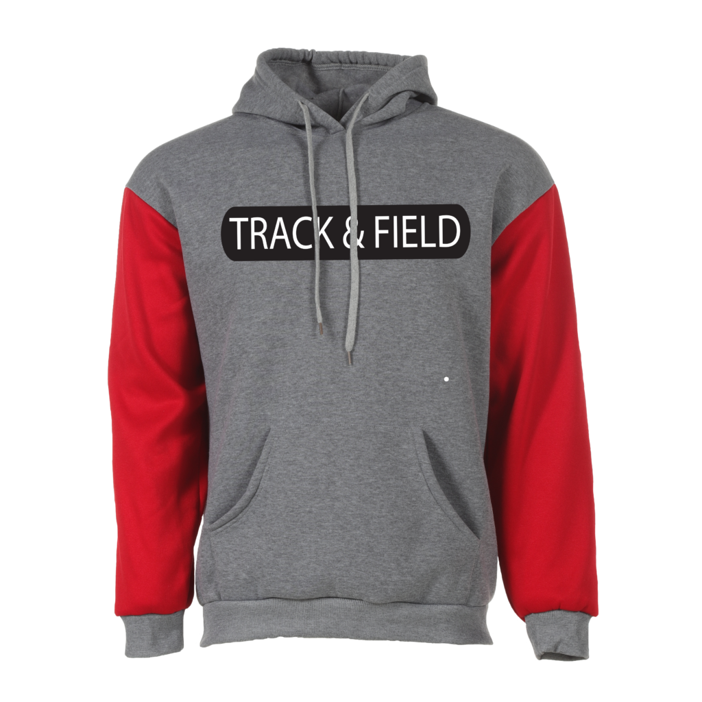 TRACK CUSTOM SPORTIE HOODIES - HOODC Red Track and Field