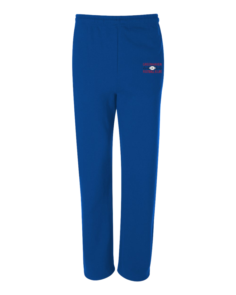 CUSTOM JERZEES football SWEATPANTS AND JOGGERS - 974MPR royal panthers football