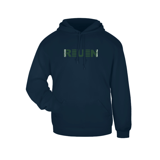 CUSTOM Track SWEATSHIRT HOODIES - 125400 Track and Field Navy