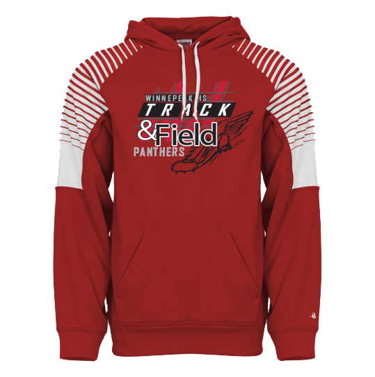 CUSTOM LINE UP Track HOODIES - 140500 Red Panthers Track and Field